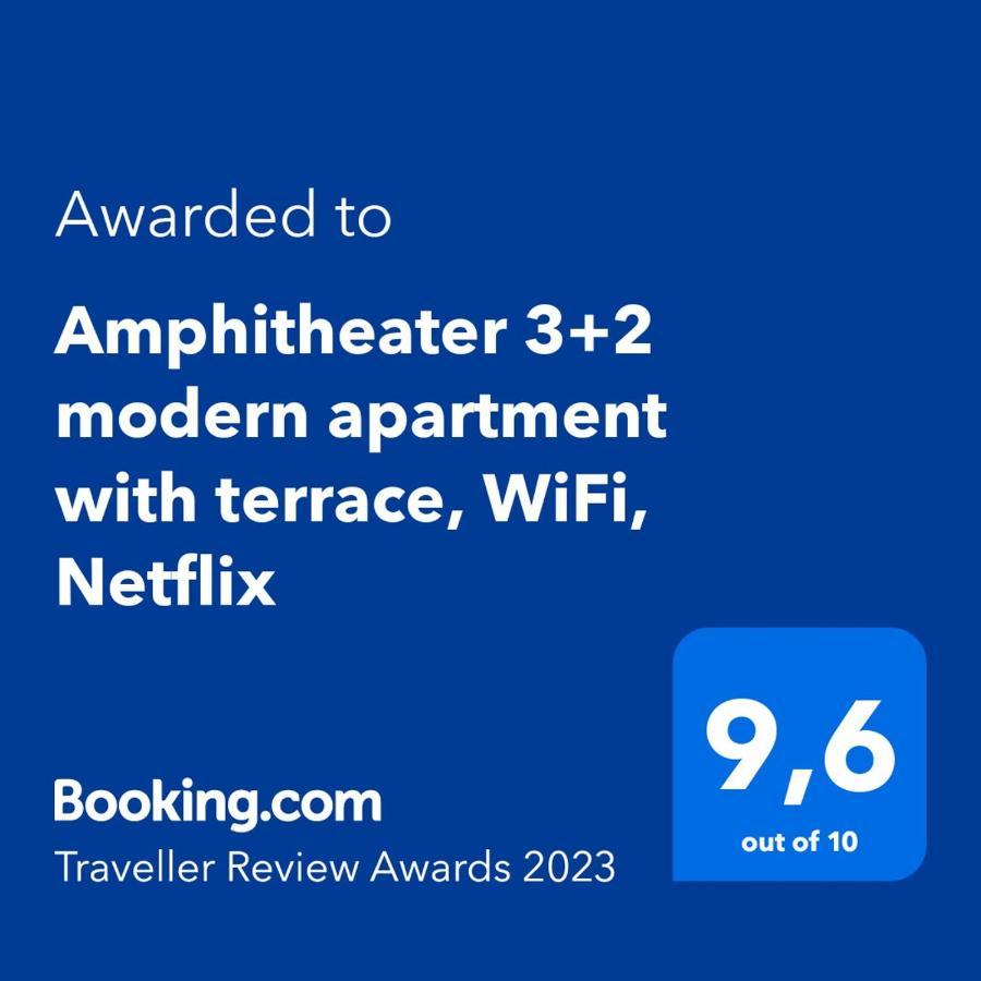 Amphitheater 3+2 Modern Apartment With Terrace, Wifi, Netflix Pula Exterior photo